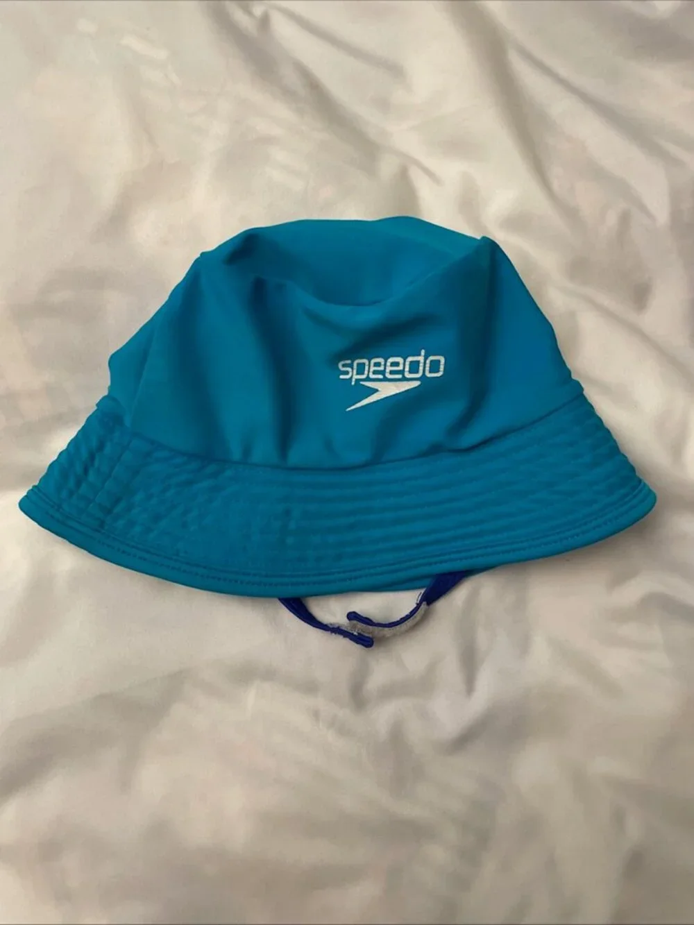 SPEEDO Block The Burn UV50 Infant Swim Beach Bucket Hat Blue Size L/XL